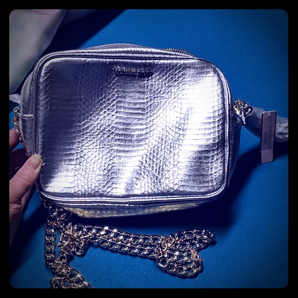Silver cross body
